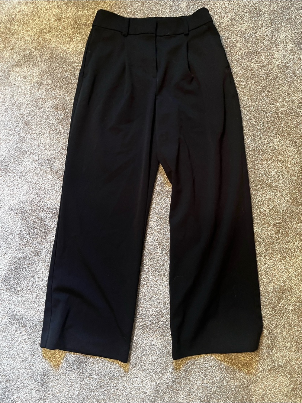 LOFT Black Wide-Leg Dress Peyton Trousers